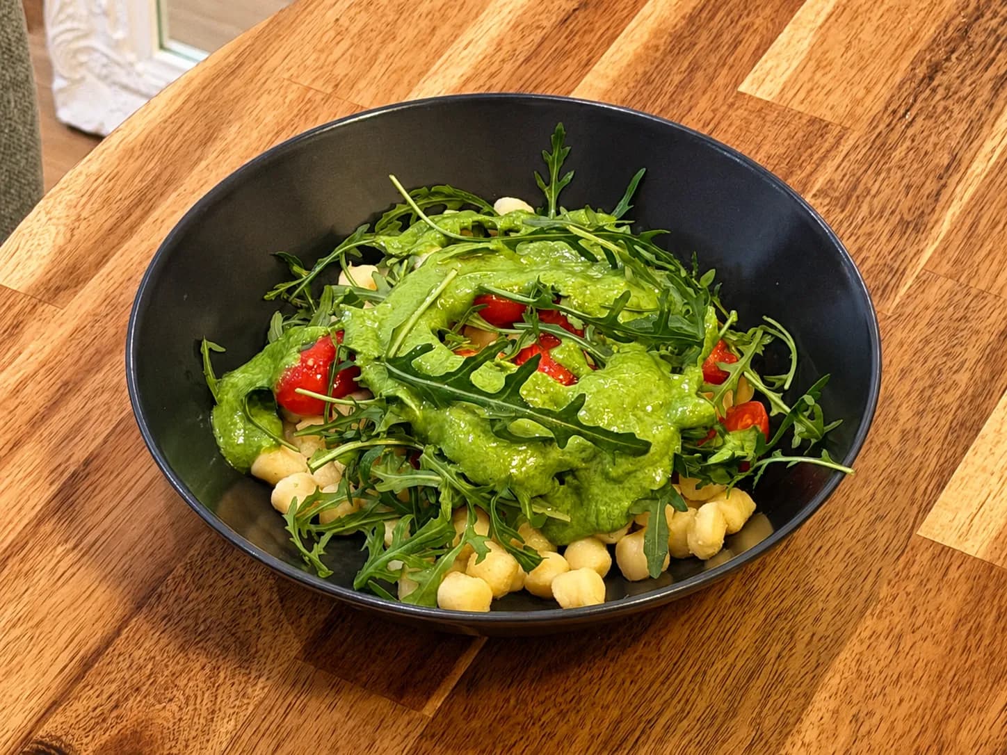 Gnocchi au pesto vert