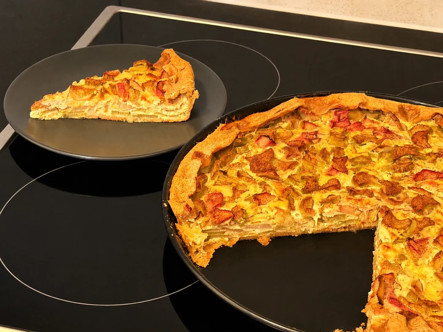 Tarte à la rhubarbe